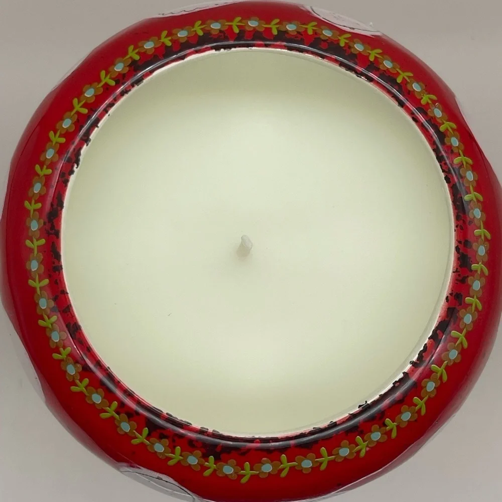Mushroom Trinket Bowl Candle, Red/White, Scent: Neroli, NWT